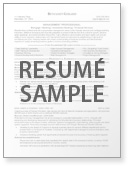 Resume Sample